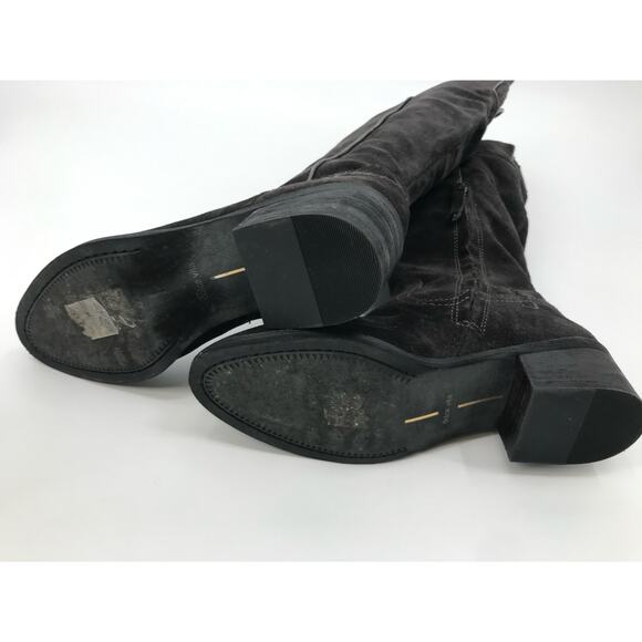 Dolce Vita Women's Gray Suede Knee High Boots Size 6 - Picture 5 of 9